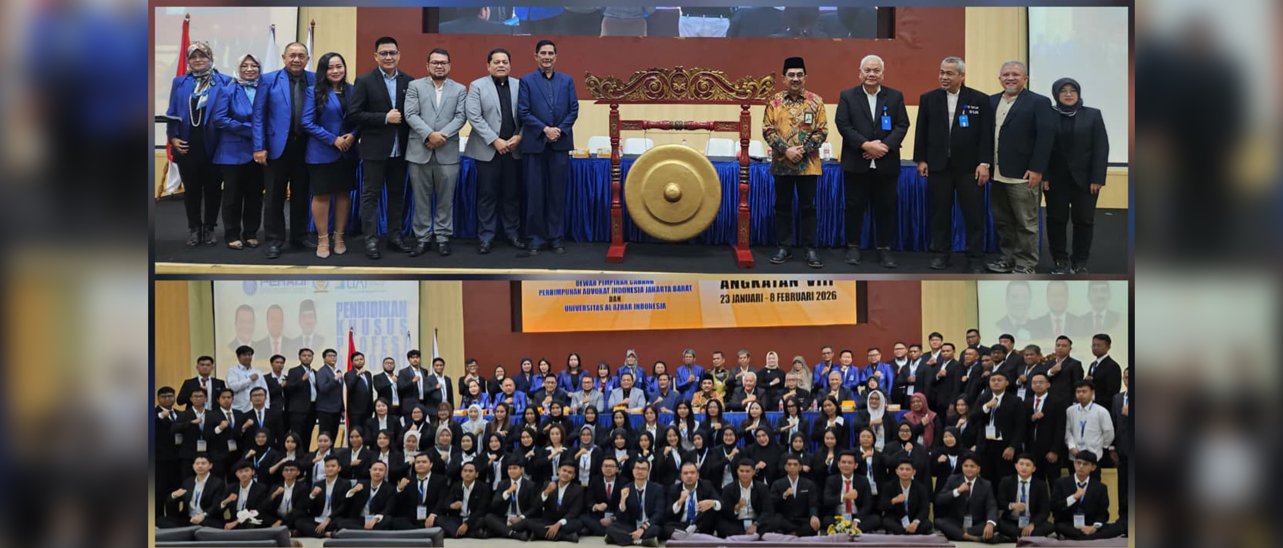 Pembukaan PKPA Universitas Al-Azhar Indonesia - DPN dan DPC PERADI Jakarta Barat